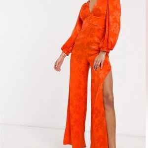 ASOS Vintage Elegant Orange Jumpsuit